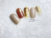 アイヴィー(IVY)/ニュアンスべっ甲ネイル