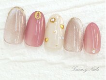ラグジュアリーネイルズ オオミヤ(Luxury Nails Omiya)/マグネット*ちりばめストーン