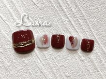 ネイルアンドまつ毛エクステ ルーナ イオンモール東久留米店/フット定額10500円