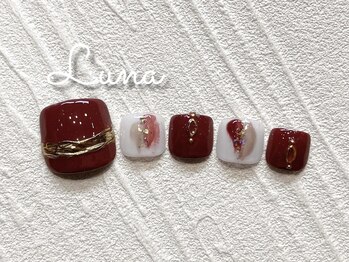 ネイルアンドまつ毛エクステ ルーナ イオンモール東久留米店/フット定額10500円