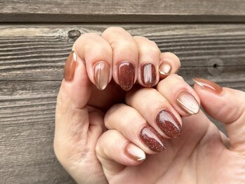 ビーハ ネイル(BeHA)/マグネットとフラッシュネイル