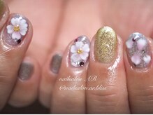 ネイルサロンアンドスクール エーアール(AR)/アクリルで作る３D花びら☆