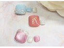 フットネイル親ゆびのみDesign