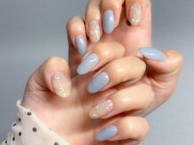 ネイルマムジジ(nailmum jiji)/フラワー ワンカラー 長さ出し