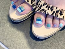 ネイルズ ララ(nails Lala)/チェック柄。