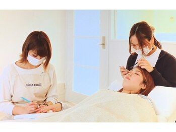 ミモラッシュ 府中店(mimo lash)の写真/【忙しい方必見!!ネイル×アイメニューの同時施術OK♪】外出頻度を減らしたい方にもオススメ◎