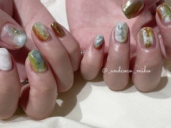 アンドココ 下北沢店(And & coco.)/絵画ネイル