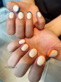 カラーフレンチネイル♪