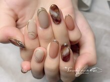 トゥーシェネイルズ(Touche'nails)/べっこうニュアンス