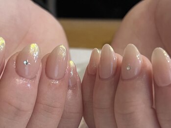 アイネイルズ 三宮店(I nails)/オーロラグラデストーン¥8350