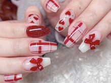 レアネイル 新宿(le'a nail)/バレンタインネイル