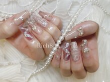 ネイルアンドまつげエクステ リッチエイト 原宿店(Rich8)/スカルプ★ツイードネイル