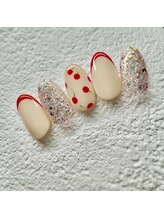 ネイルサロン アージュ(Nail Salon A jyu)/キラキラさくらんぼネイル