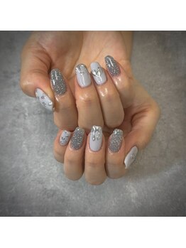ネイルサロンファストネイルプラス 新宿店(FAST NAIL PLUS)/2024春ネイル【ミラーネイル】