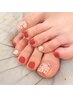 ★オフなし限定★フットネイル￥4400‐