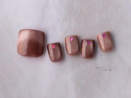 キラキラマグネットネイル