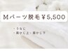 【安心の都度払い】何度でも同価格/うで脱毛　￥5,500