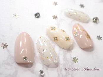 ネイルサロン ブランシュール(Nail Salon Blancheur)/《X'mas》 キラキラスワロ結晶