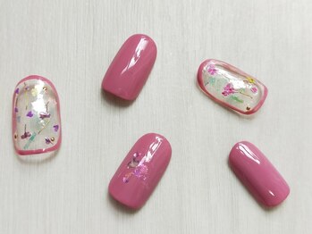 ナビネイル(Nabi nail)/ドライフラワーネイル