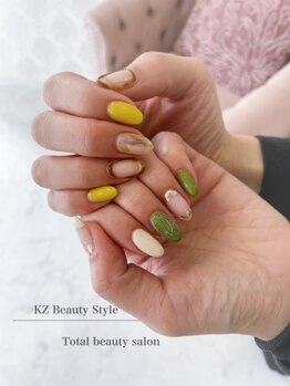 KZビューティ スタイル(KZ Beauty Style)/明るいお色を差し色で入れて♪