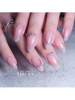 ラメグラデーションネイル