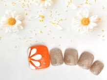 ネイルサロン&スクール ジーナ(GINA)/手書きフラワーネイル