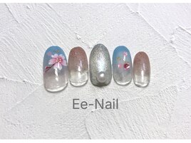 青空桜ネイル全員￥7980