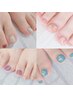 Foot◆定額アートネイル【オフ/ケア込み】