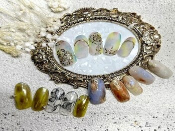 ガーデンネイル(Garden Nail)の写真/≪初回・他店OFFケア込！つけ放題¥7700≫トレンドに敏感なお洒落女性やアートにこだわりたい方にオススメ☆