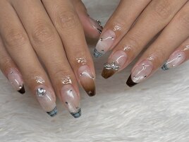 ◇フレンチチェックネイル◇