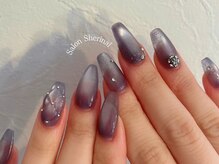 マグネットネイルを使ったデザインがとっても人気です☆