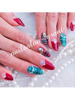 グラント(NAIL SALON&SCHOOL grant)/グレンチェックジェル6900円