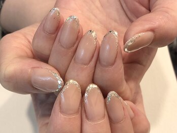 ゴッダスネイル(GODDESS NAIL)/ガラスフレンチ