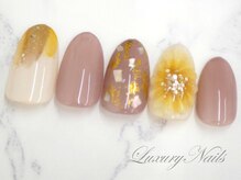 ラグジュアリー ネイルズ(Luxury Nails)/ぷくぷく＊フラワーNail