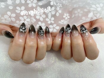 モルフォネイル(Morpho nail)/#カラーグラデーション