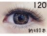 【もちが良くまつ毛に優しい】ボリュームラッシュ120束(約360～480本)¥14850