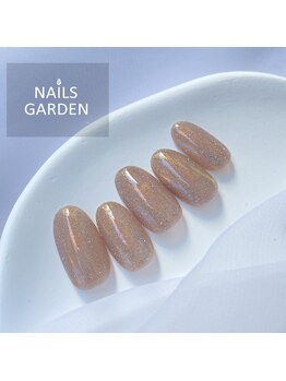 ネイルズガーデン(NAILS GARDEN)/フラッシュミラーネイル