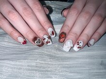 トゥートゥー(TOUTOU)/赤xハートxリボン