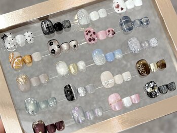 ジーナ 流山おおたかの森(Zina)の写真/【FOOTサンプル多数&パラジェル変更無料】ハンドネイルが出来ない方にも◎足元からオシャレに☆