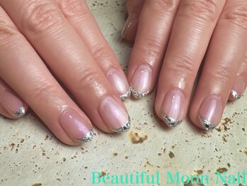 ビューティフルムーン ネイル 本厚木(Beautiful Moon Nail)/ガラスフレンチ