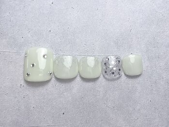 マニネイルケア なんば店(maninail CARE)/フット定額デザイン初回¥7,800