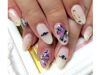 リエル(Riel)/大人気フラワーネイル☆新規8280