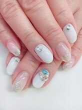 ネイルサロン ティアラリュクス 市川北口店(Tiara Luxe)/夏☆ストーンネイル