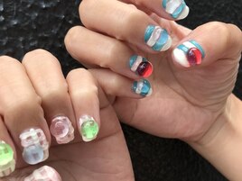 カラフルでこぼこネイン