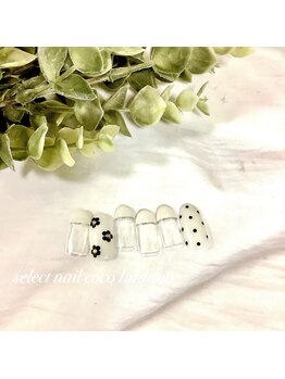 セレクトネイル ココ 秦野店(SELECT NAIL COCO)/ドット×ホロ花