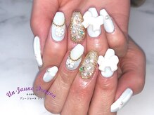 アン ジョーヌドラゴ/【自爪ネイル】リボンネイル