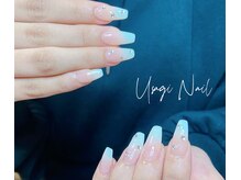 ウサギネイル 新大久保店(usagi nail)/マグネットフレンチ秋可愛い