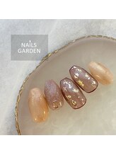ネイルズガーデン(NAILS GARDEN)/シースルーニュアンスネイル