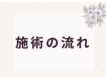 ヨサパーク カラット(YOSA PARK CARAT)/施術の流れ