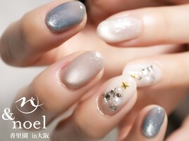 うるつやカラー大人上品ネイル